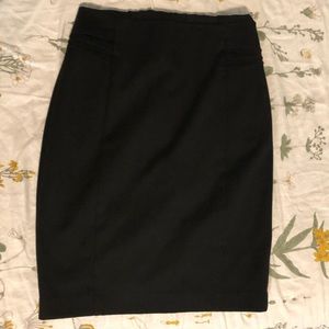 Express Black A-line Skirt (Size 0)